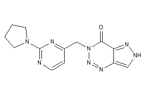 3-[(2-pyrrolidinopyrimidin-4-yl)methyl]-6H-pyrazolo[4,3-d]triazin-4-one
