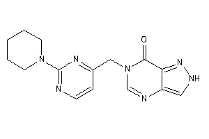 6-[(2-piperidinopyrimidin-4-yl)methyl]-2H-pyrazolo[4,3-d]pyrimidin-7-one