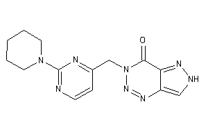 3-[(2-piperidinopyrimidin-4-yl)methyl]-6H-pyrazolo[4,3-d]triazin-4-one