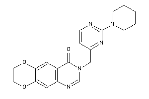 3-[(2-piperidinopyrimidin-4-yl)methyl]-7,8-dihydro-[1,4]dioxino[2,3-g]quinazolin-4-one