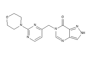 6-[(2-morpholinopyrimidin-4-yl)methyl]-2H-pyrazolo[4,3-d]pyrimidin-7-one