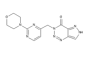 3-[(2-morpholinopyrimidin-4-yl)methyl]-6H-pyrazolo[4,3-d]triazin-4-one
