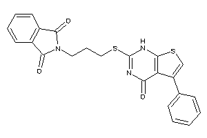 2-[3-[(4-keto-5-phenyl-1H-thieno[2,3-d]pyrimidin-2-yl)thio]propyl]isoindoline-1,3-quinone