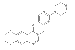 3-[(2-morpholinopyrimidin-4-yl)methyl]-7,8-dihydro-[1,4]dioxino[2,3-g]quinazolin-4-one