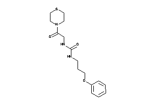 1-(2-keto-2-thiomorpholino-ethyl)-3-(3-phenoxypropyl)urea