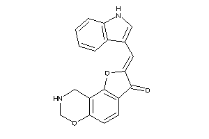 Image of 2-(1H-indol-3-ylmethylene)-8,9-dihydro-7H-furo[2,3-f][1,3]benzoxazin-3-one