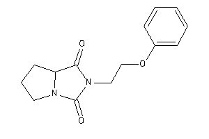 Image of 2-(2-phenoxyethyl)-5,6,7,7a-tetrahydropyrrolo[2,1-e]imidazole-1,3-quinone