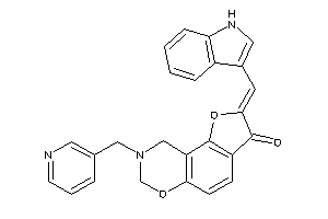2-(1H-indol-3-ylmethylene)-8-(3-pyridylmethyl)-7,9-dihydrofuro[2,3-f][1,3]benzoxazin-3-one