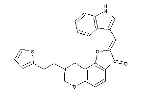 2-(1H-indol-3-ylmethylene)-8-[2-(2-thienyl)ethyl]-7,9-dihydrofuro[2,3-f][1,3]benzoxazin-3-one