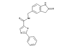 N-[(2-ketoindolin-5-yl)methyl]-2-phenyl-thiazole-5-carboxamide