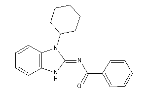 N-(3-cyclohexyl-1H-benzimidazol-2-ylidene)benzamide