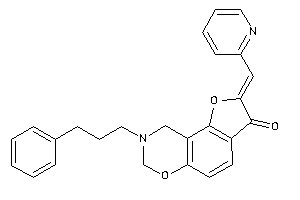 Image of 8-(3-phenylpropyl)-2-(2-pyridylmethylene)-7,9-dihydrofuro[2,3-f][1,3]benzoxazin-3-one