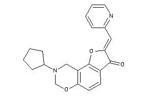 Image of 8-cyclopentyl-2-(2-pyridylmethylene)-7,9-dihydrofuro[2,3-f][1,3]benzoxazin-3-one