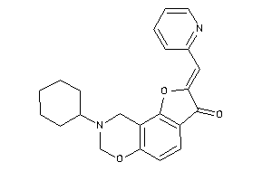 8-cyclohexyl-2-(2-pyridylmethylene)-7,9-dihydrofuro[2,3-f][1,3]benzoxazin-3-one