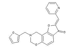 8-(2-furfuryl)-2-(2-pyridylmethylene)-7,9-dihydrofuro[2,3-f][1,3]benzoxazin-3-one