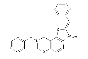 8-(4-pyridylmethyl)-2-(2-pyridylmethylene)-7,9-dihydrofuro[2,3-f][1,3]benzoxazin-3-one