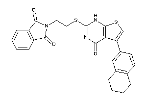 2-[2-[(4-keto-5-tetralin-6-yl-1H-thieno[2,3-d]pyrimidin-2-yl)thio]ethyl]isoindoline-1,3-quinone