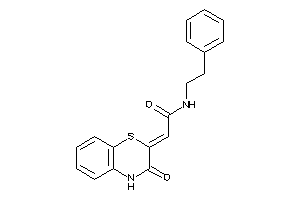 2-(3-keto-4H-1,4-benzothiazin-2-ylidene)-N-phenethyl-acetamide