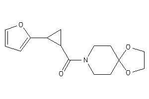 1,4-dioxa-8-azaspiro[4.5]decan-8-yl-[2-(2-furyl)cyclopropyl]methanone