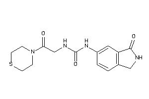 1-(3-ketoisoindolin-5-yl)-3-(2-keto-2-thiomorpholino-ethyl)urea