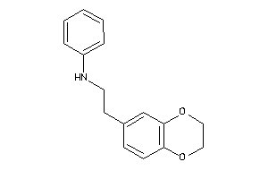 2-(2,3-dihydro-1,4-benzodioxin-6-yl)ethyl-phenyl-amine