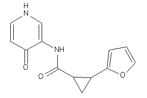 2-(2-furyl)-N-(4-keto-1H-pyridin-3-yl)cyclopropanecarboxamide