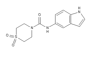 N-(1H-indol-5-yl)-1,1-diketo-1,4-thiazinane-4-carboxamide