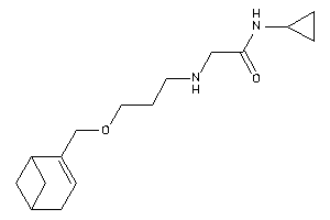 2-[3-(4-bicyclo[3.1.1]hept-3-enylmethoxy)propylamino]-N-cyclopropyl-acetamide