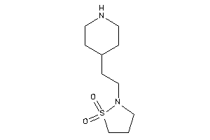 2-[2-(4-piperidyl)ethyl]-1,2-thiazolidine 1,1-dioxide
