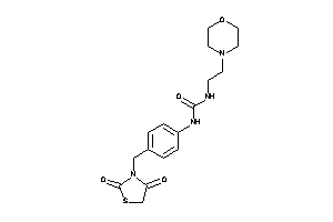 1-[4-[(2,4-diketothiazolidin-3-yl)methyl]phenyl]-3-(2-morpholinoethyl)urea