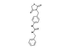 1-benzyl-3-[4-[(2,4-diketothiazolidin-3-yl)methyl]phenyl]urea