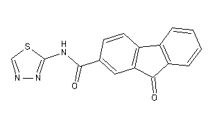 9-keto-N-(1,3,4-thiadiazol-2-yl)fluorene-2-carboxamide