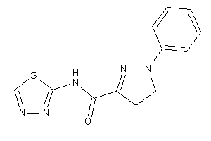 1-phenyl-N-(1,3,4-thiadiazol-2-yl)-2-pyrazoline-3-carboxamide