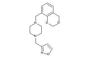 3-[[4-(4H-1,3-benzodioxin-8-ylmethyl)piperazino]methyl]isoxazole