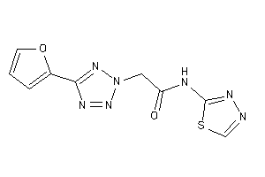 2-[5-(2-furyl)tetrazol-2-yl]-N-(1,3,4-thiadiazol-2-yl)acetamide