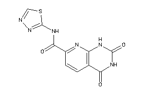 2,4-diketo-N-(1,3,4-thiadiazol-2-yl)-1H-pyrido[2,3-d]pyrimidine-7-carboxamide