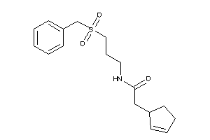 N-(3-benzylsulfonylpropyl)-2-cyclopent-2-en-1-yl-acetamide