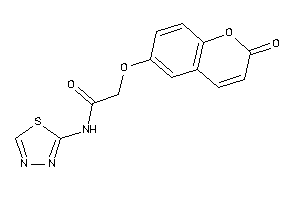 2-(2-ketochromen-6-yl)oxy-N-(1,3,4-thiadiazol-2-yl)acetamide