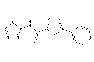 3-phenyl-N-(1,3,4-thiadiazol-2-yl)-2-isoxazoline-5-carboxamide