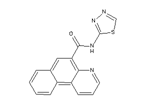 N-(1,3,4-thiadiazol-2-yl)benzo[f]quinoline-5-carboxamide