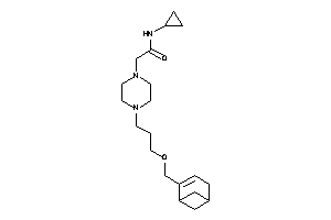 2-[4-[3-(4-bicyclo[3.1.1]hept-3-enylmethoxy)propyl]piperazino]-N-cyclopropyl-acetamide