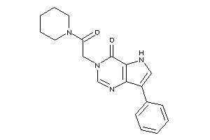 3-(2-keto-2-piperidino-ethyl)-7-phenyl-5H-pyrrolo[3,2-d]pyrimidin-4-one