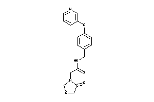 2-(4-ketothiazolidin-3-yl)-N-[4-(3-pyridyloxy)benzyl]acetamide