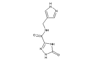 5-keto-N-(1H-pyrazol-4-ylmethyl)-1,4-dihydro-1,2,4-triazole-3-carboxamide