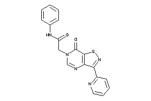 2-[7-keto-3-(2-pyridyl)isothiazolo[4,5-d]pyrimidin-6-yl]-N-phenyl-acetamide