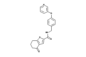 4-keto-N-[4-(3-pyridyloxy)benzyl]-6,7-dihydro-5H-benzofuran-2-carboxamide