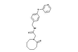 Image of 2-(2-ketoazocan-1-yl)-N-[4-(3-pyridyloxy)benzyl]acetamide