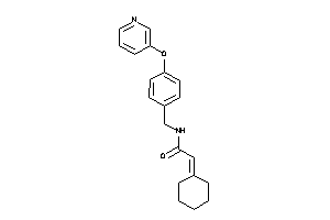 2-cyclohexylidene-N-[4-(3-pyridyloxy)benzyl]acetamide