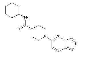 N-cyclohexyl-1-([1,2,4]triazolo[3,4-f]pyridazin-6-yl)isonipecotamide