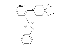 2-(1,4-dioxa-8-azaspiro[4.5]decan-8-yl)-N-phenyl-pyridine-3-sulfonamide